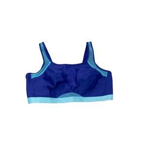 Wacoal Bra 38DD Sports Bra 852218 High Impact Sport Bra Purple/Turquoise Blue